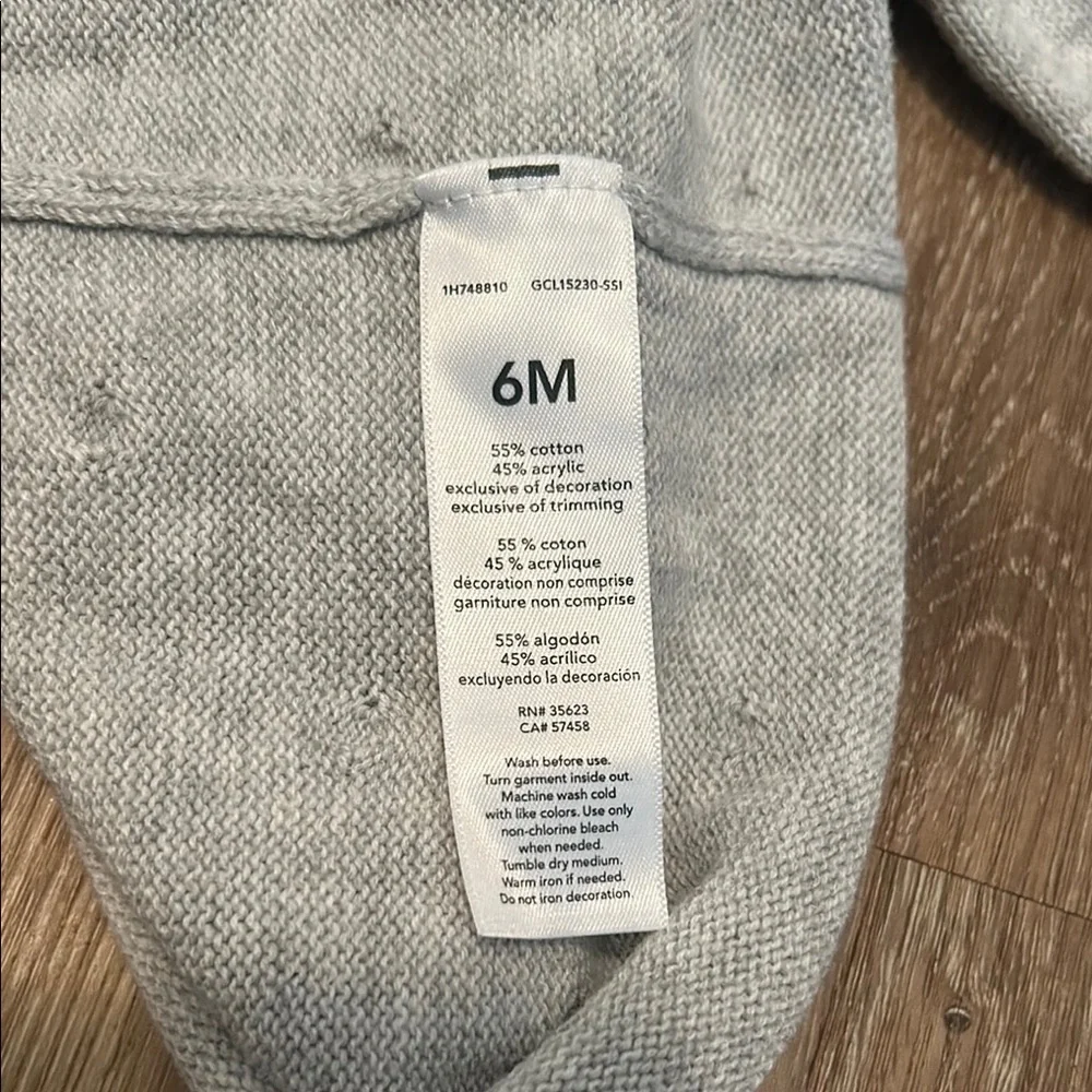 Carter's Gray Long Sleeve Sundress